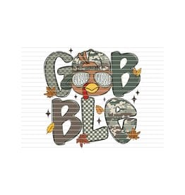 DTF Print-320* 12secs Cold Peel- Gobble Boy (Toddler/Youth) 7x7