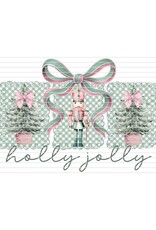 DTF Print-320* 12secs Cold Peel-Holly Jolly Nutcracker (Adult)