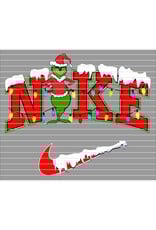 DTF Christmas Prints-320*12sec-Cold Peel-Grinch Nike (Youth)