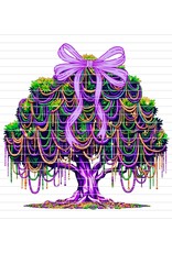 DTF Print-320* 12secs Cold Peel- Bead Bow Tree (Adult)