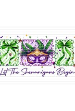 DTF Print-320* 12secs Cold Peel- Mardi Gras Shenanigans (Adult)