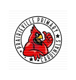 DTF Print-320* 12secs Cold Peel- Prairieville Cardinals (PVP2) Youth