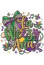 DTF Print-320* 12secs Cold Peel- La Weezy Ana Mardi (Adult)