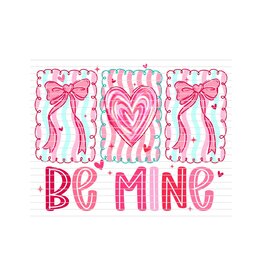 DTF Print-320* 12secs Cold Peel- Be Mine Coquette (Youth)