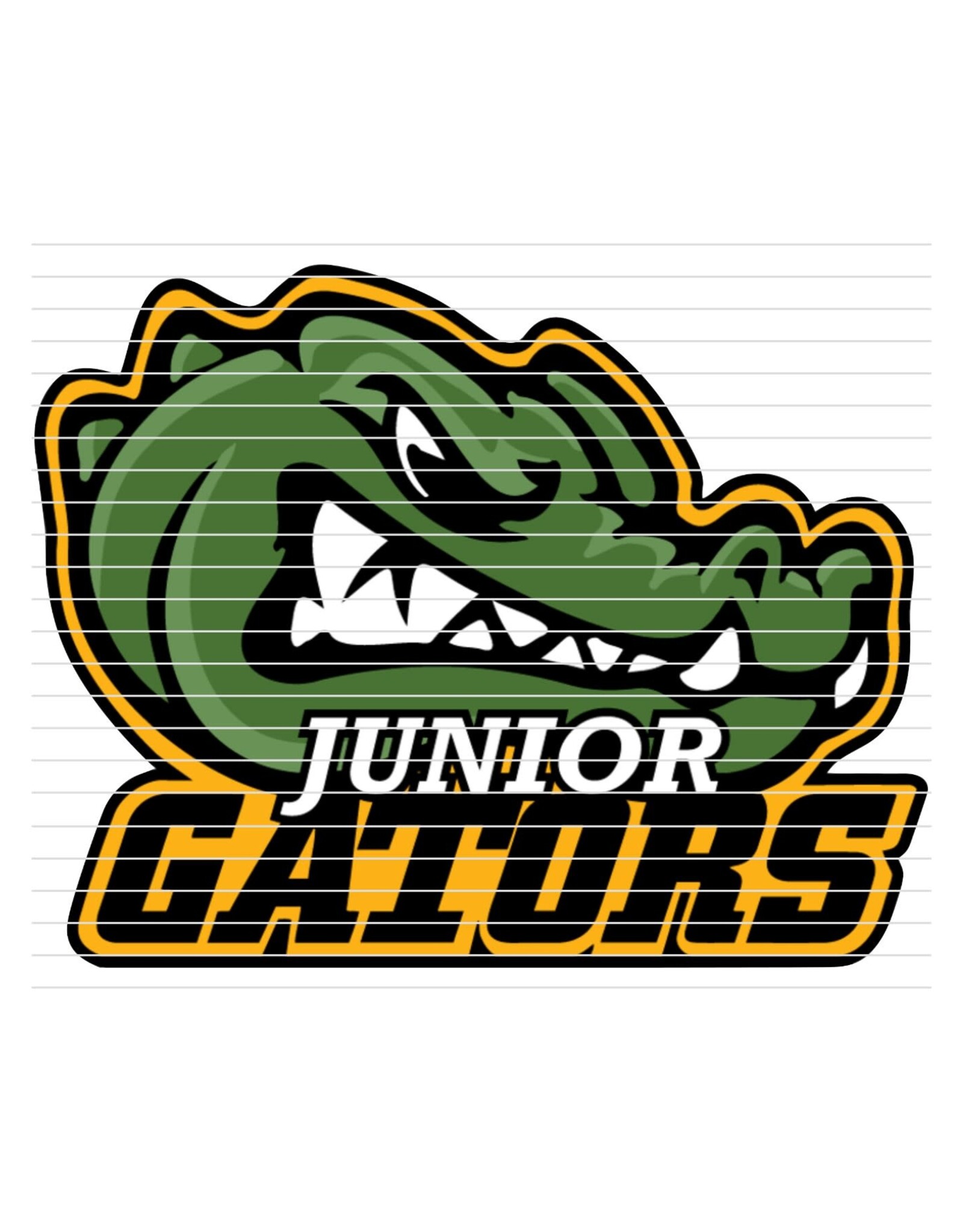 DTF Print-320*12sec-Cold Peel Junior Gators Full Logo Youth (7.5")