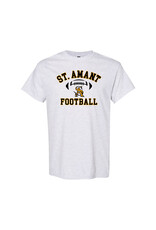 STA Football Ash 50/50 Blend Tee