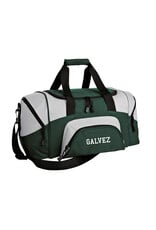 Galvez Embroidered Small Sport Duffel (Hunter/Grey)