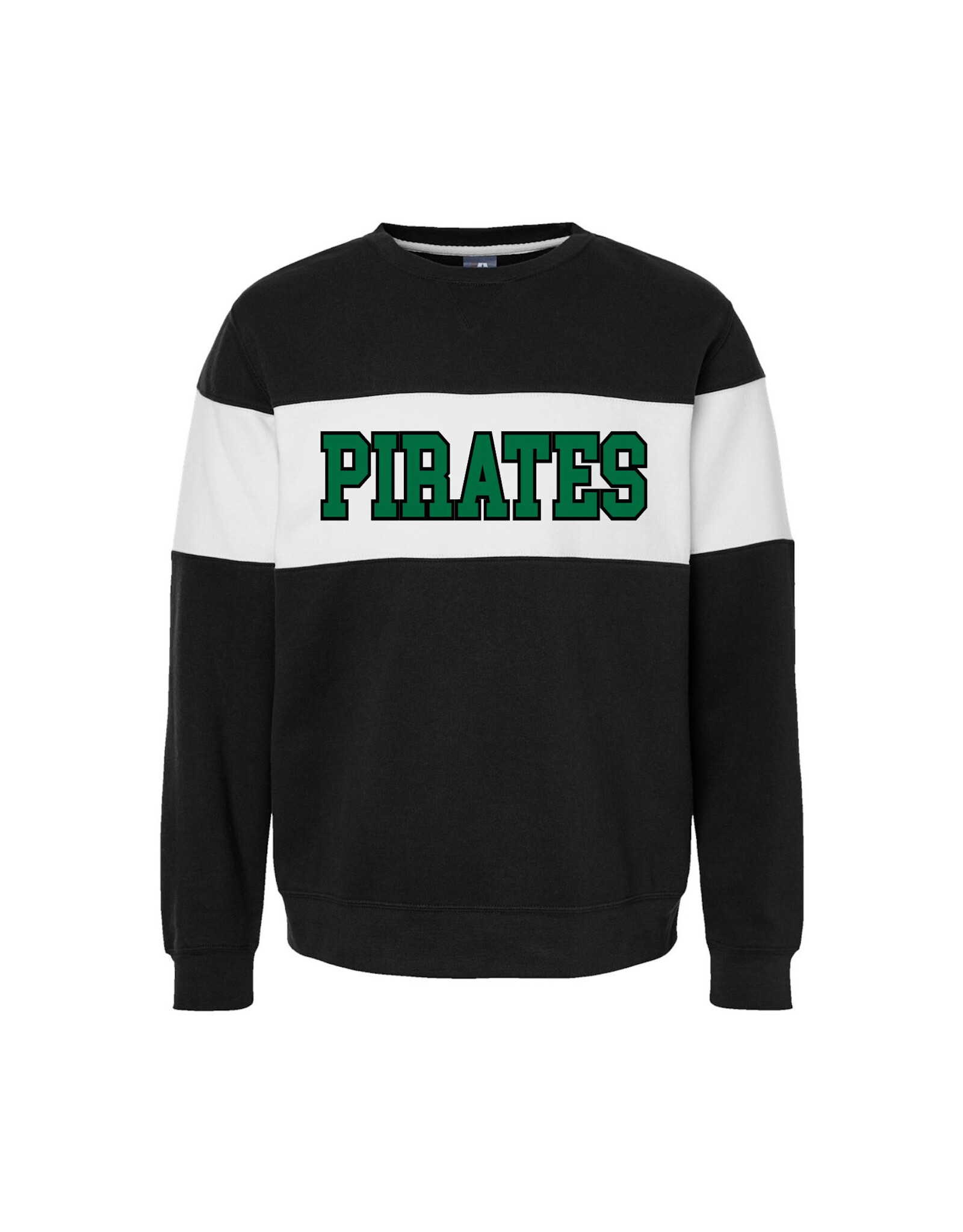 J. America Adult Varsity Fleece Crew (PIRATES)