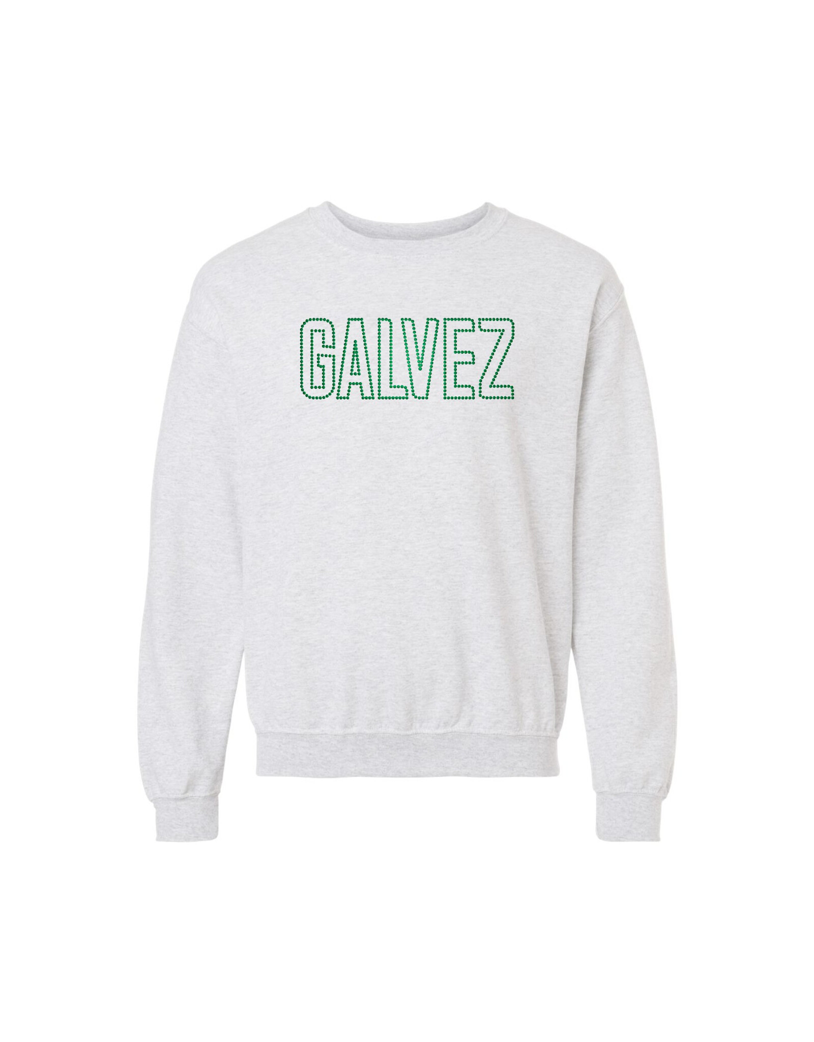 GALVEZ Embroidered Gildan Sweatshirt (Ash Grey) GTSD
