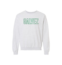 GALVEZ Embroidered Gildan Sweatshirt (Ash Grey) GTSD