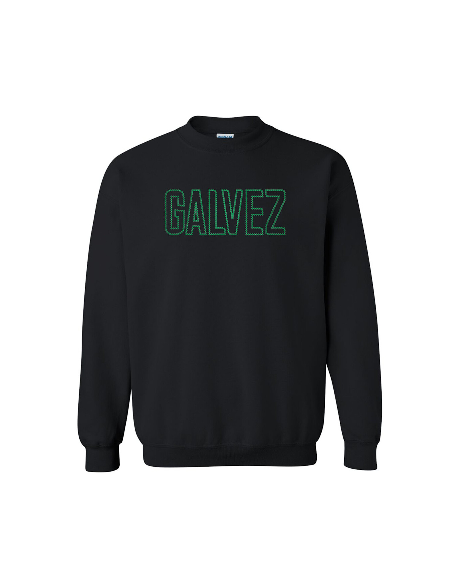 GALVEZ Embroidered Gildan Sweatshirt (Black) GTSD