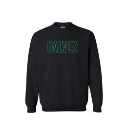 GALVEZ Embroidered Gildan Sweatshirt (Black) GTSD