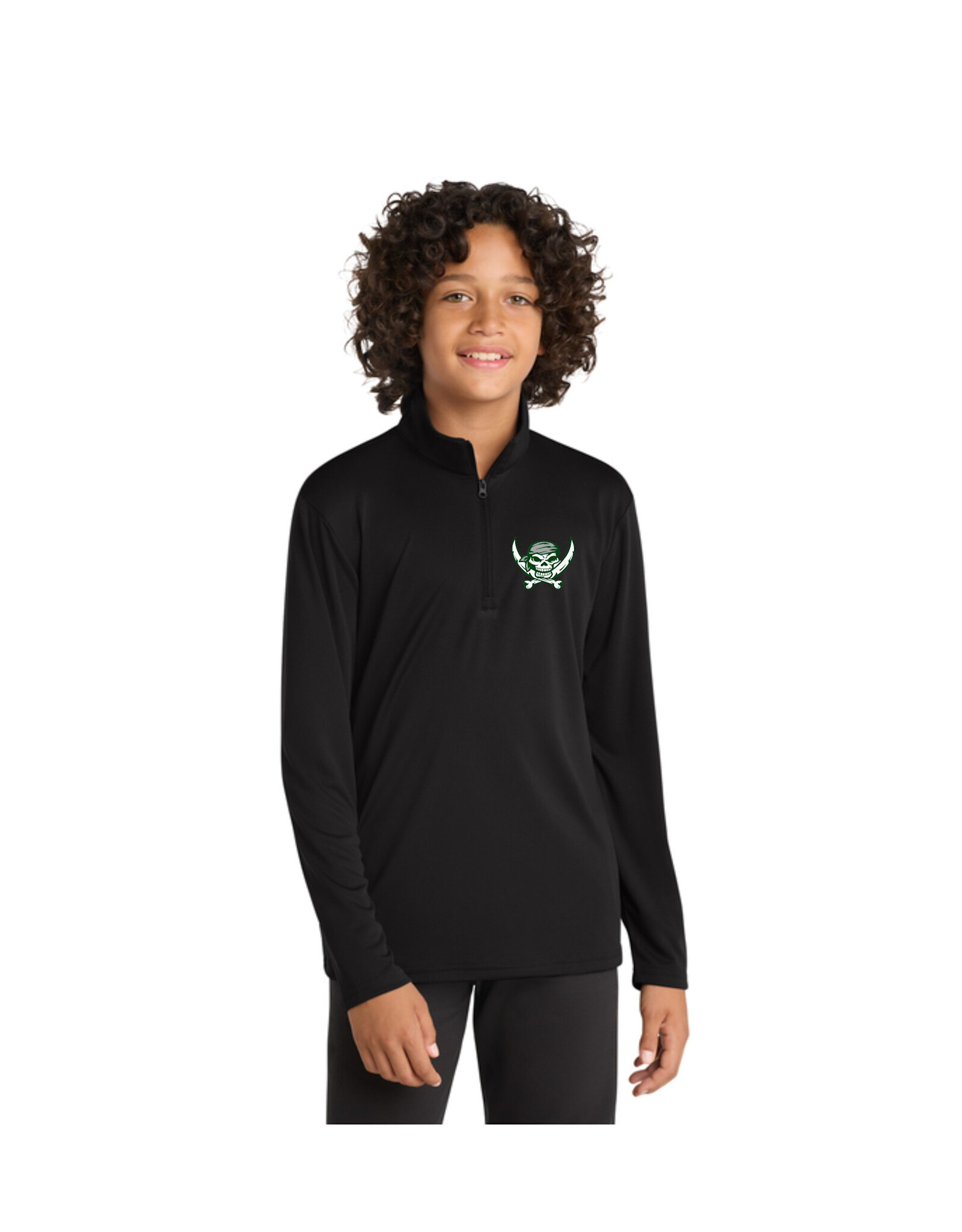 Sport-Tek PosiCharge Black 1/4 Zip (GTSD3)