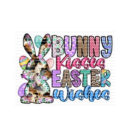 DTF Print 320* 12Sec COLD PEEL- Bunny Kisses (Toddler)