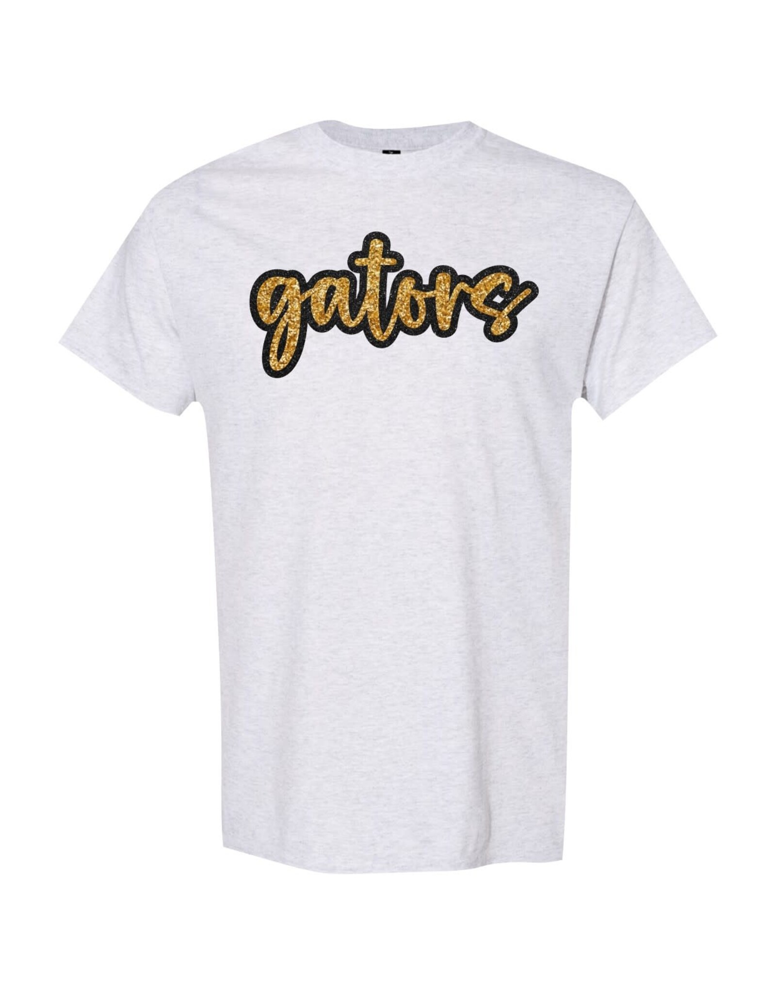 STA (SA74) Faux Glitter Ash Grey Tee