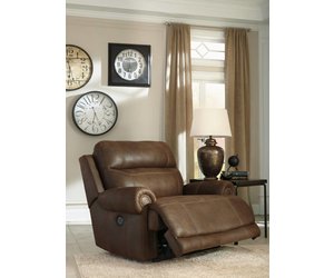Austere Power Reclining Chair Brown Livin Style Furniture