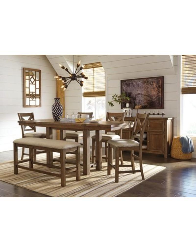 Moriville 7 Piececounter Height Dining Set Livin Style Furniture