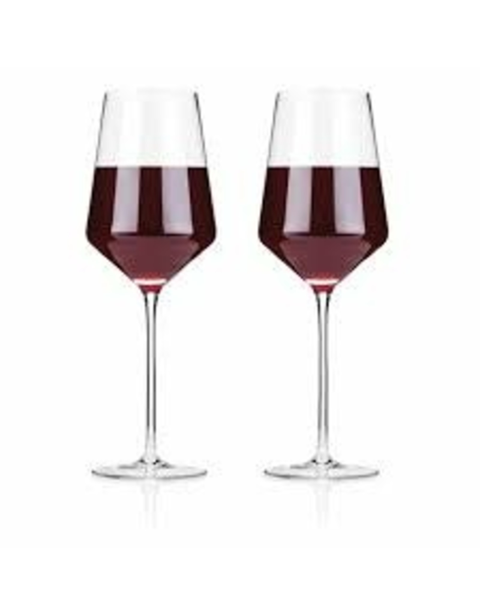 Viski Crystal Bordeaux Glasses set of 2