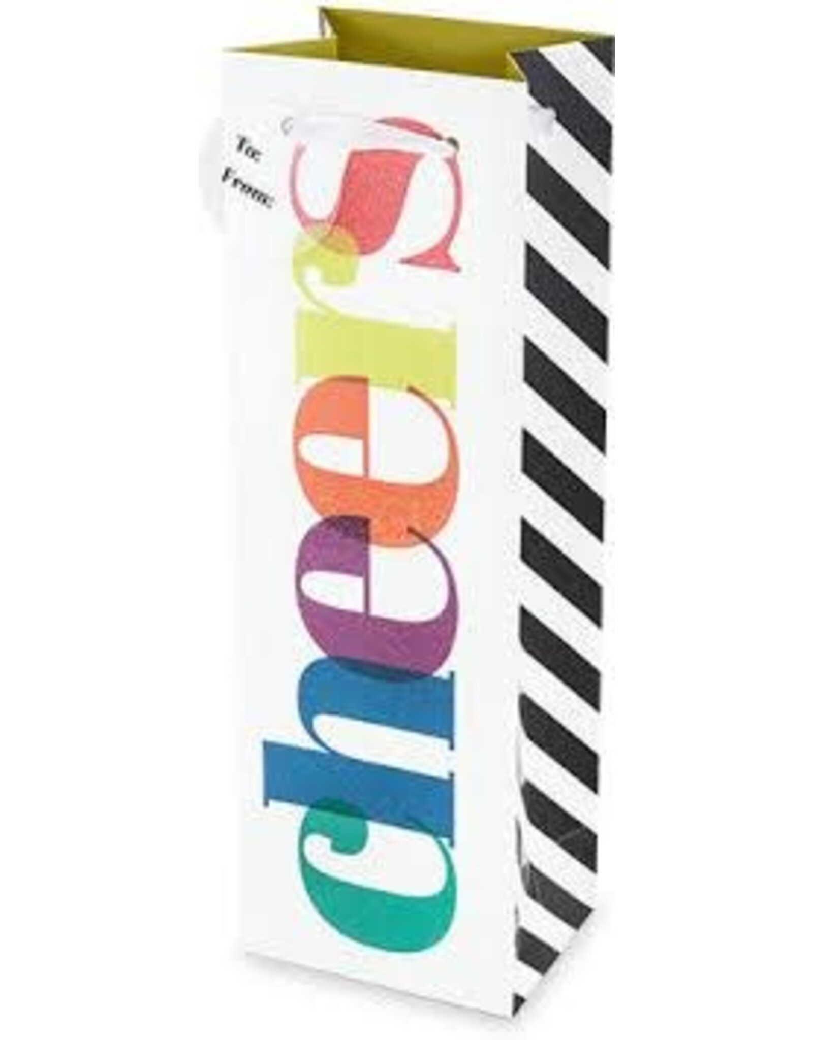 Colorful  Cheers Wine Bag