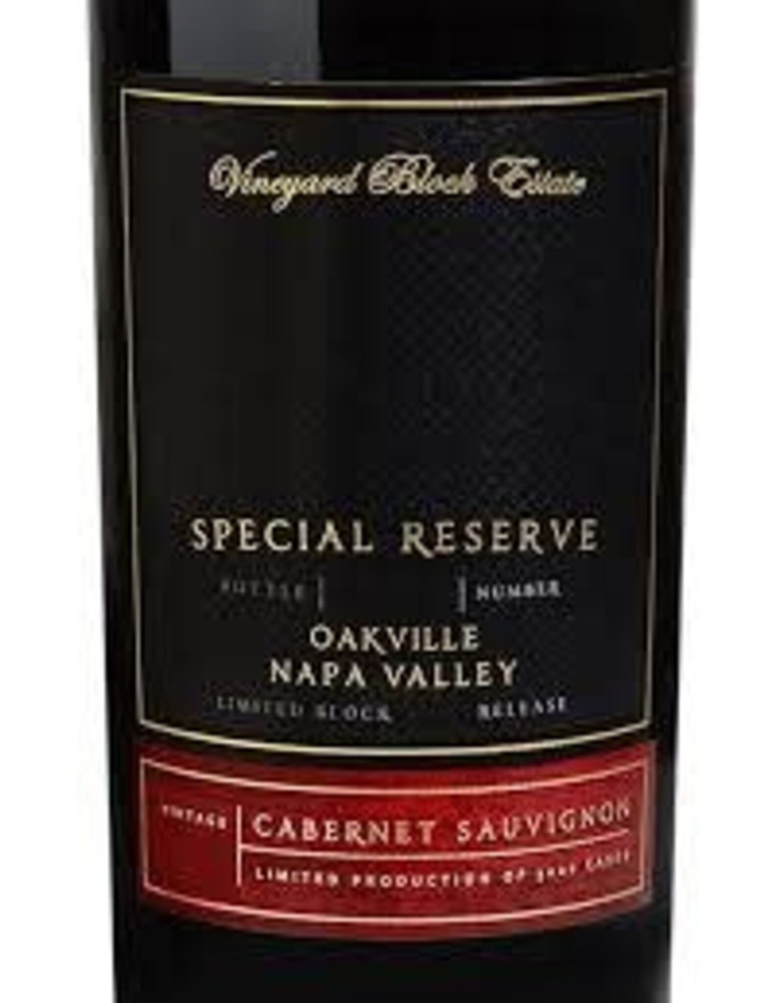 Vineyard Block Estate 631 Special Reserve Yountville Cabernet