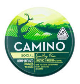 Camino Hemp Gummies Green Sparkling Pear