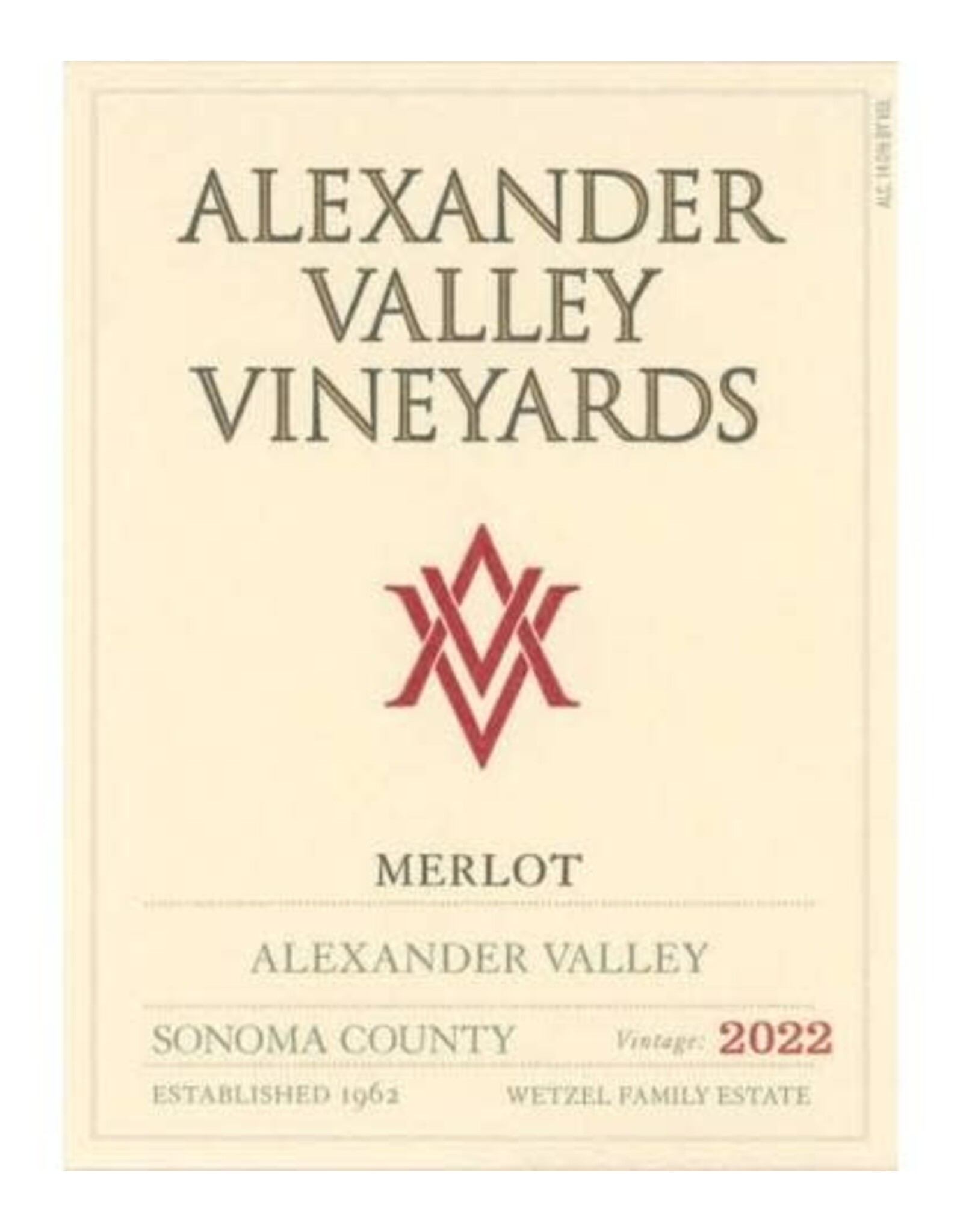 Alexander Valley Vineyards Merlot