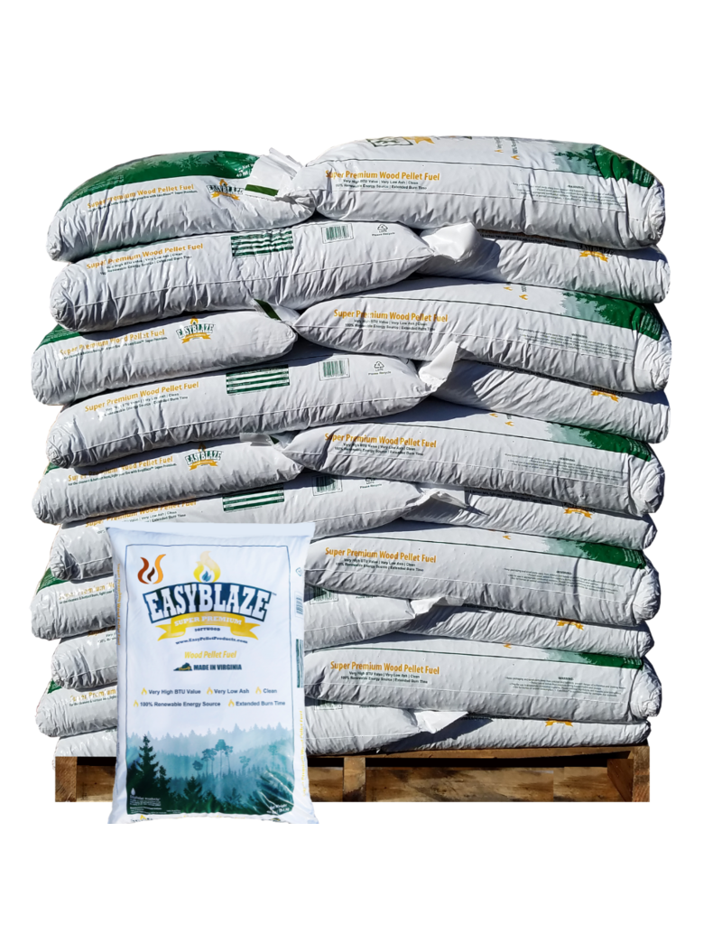 EasyBlaze EasyBlaze Easy Lift 25 lb. Bags Softwood Pellets - 1 Ton