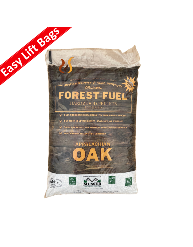 Musser Biomass Forest Fuel Easy Lift Bags - 1 Ton