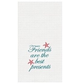 C & F Home Decor TA-160 - Friends Best Presents Starfish Waffle Towel