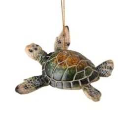 G II Ornaments & Decor OR-030 - Cozumel Reef Sea Turtle Ornament