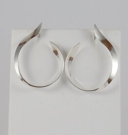 B&R Designs by Nilsson Sterling Flourish Post Earrings