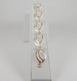 B&R Designs by Nilsson Gold-filled Katrina Bracelet with Pearl