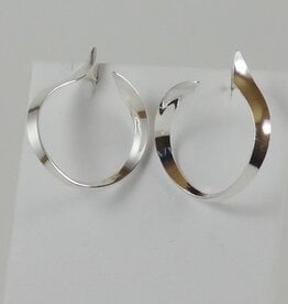 B&R Designs by Nilsson Sterling Flourish Swirl Earrings