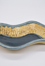 Ira Burhans Pottery Wave Tray #1