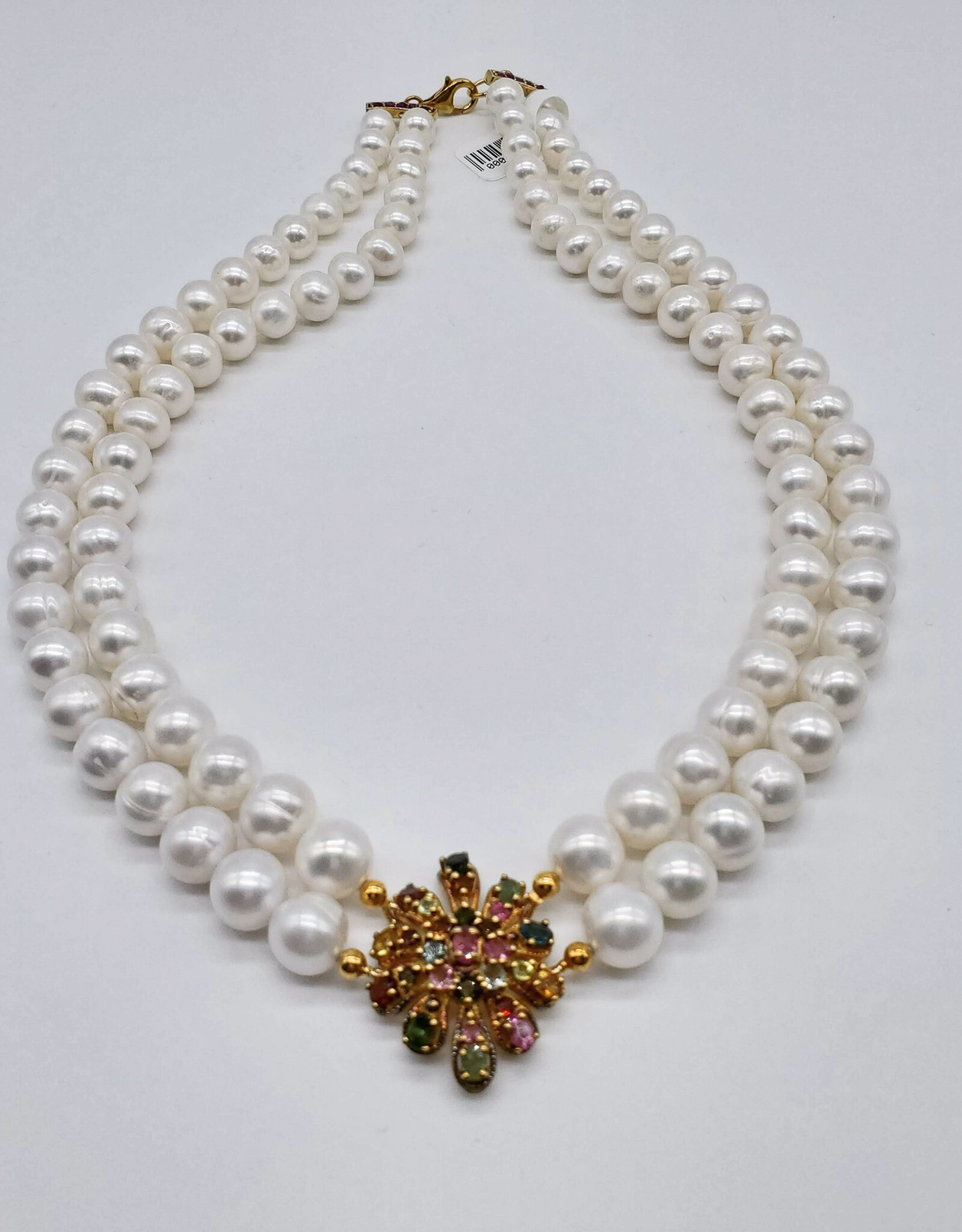 Pearl and Tourmaline Necklace