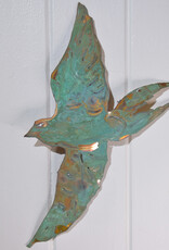 Randy Pardue Copper Patina Frigate Bird Copper Patina - 16.5" X 12.5"