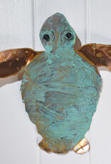 Randy Pardue Copper Patina Large Turtle Copper Patina - 14" x 21"