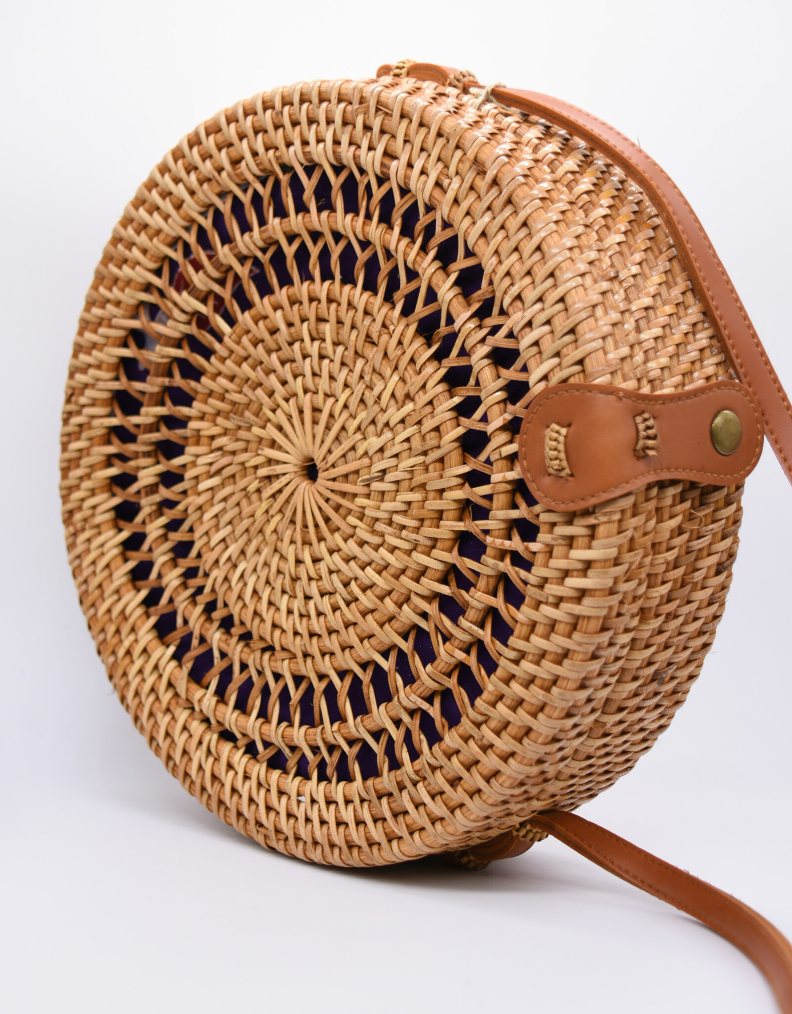 Natural Straw Reed Basket Bag - The Black Farmer