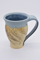 Ira Burhans Pottery Small Carved Mug
