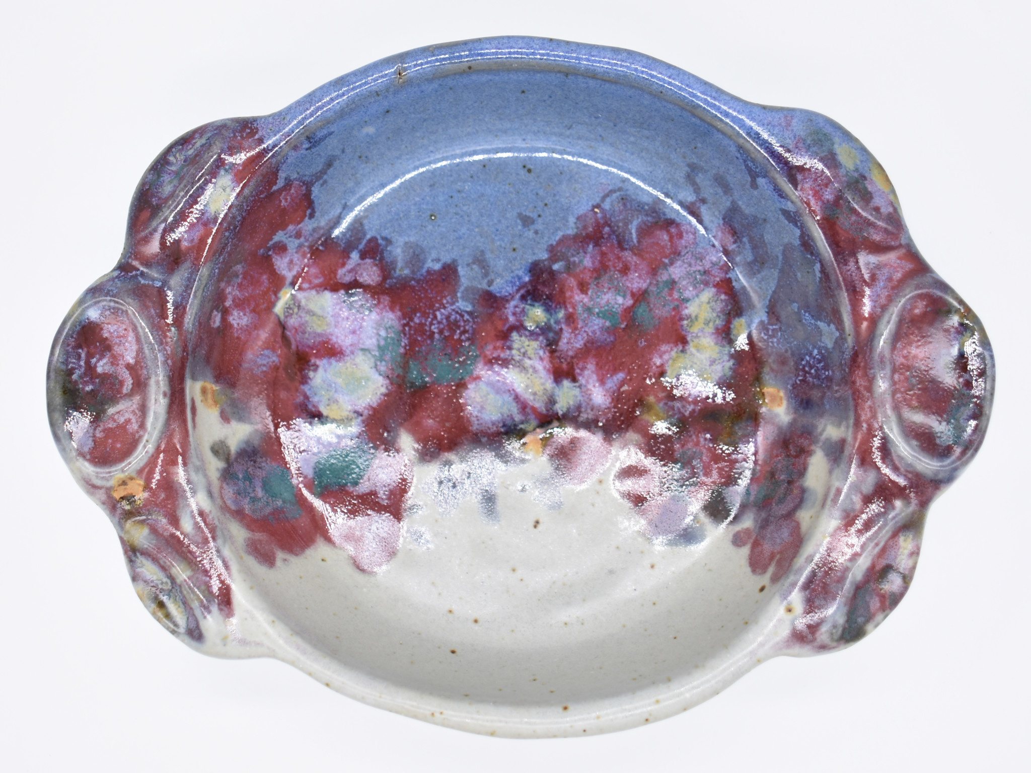 Red Splash Brie Baker – Ayers Pottery