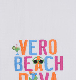 C & F Home Decor TVB-005 - Vero Beach Diva Waffle Towel