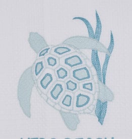 C & F Home Decor TVB-004 - Vero Beach Sea Turtle Waffle Towel