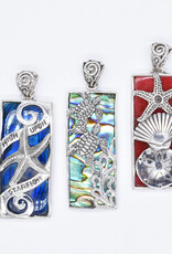 Goddess Design Studio Sea Life Rectangle Pendant