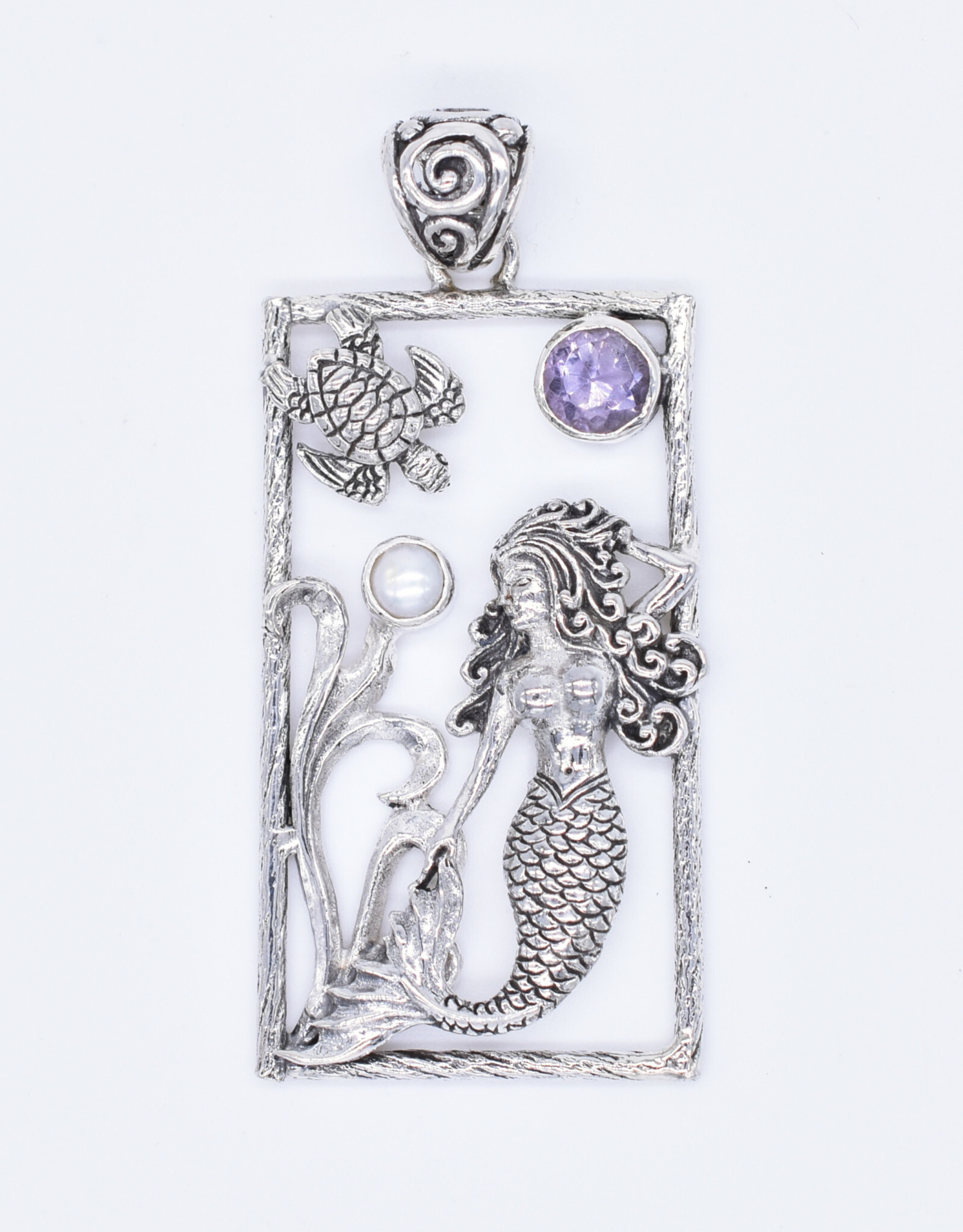Goddess Design Studio Mermaid in Rectangle Pendant Only