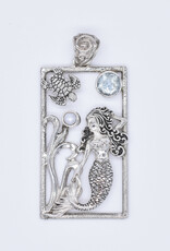 Goddess Design Studio Mermaid in Rectangle Pendant Only