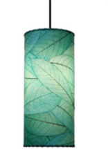 Eangee Cylinder Pendant Light -  7" x 7" x 17"