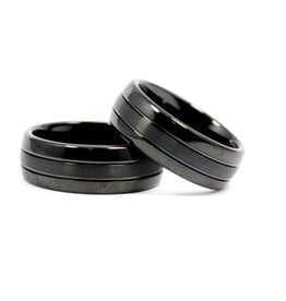 Black Tungsten Ring 8mm