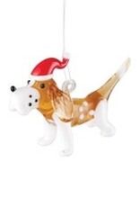 G II Ornaments & Decor OR-002 - Santa Hound Dog Ornament