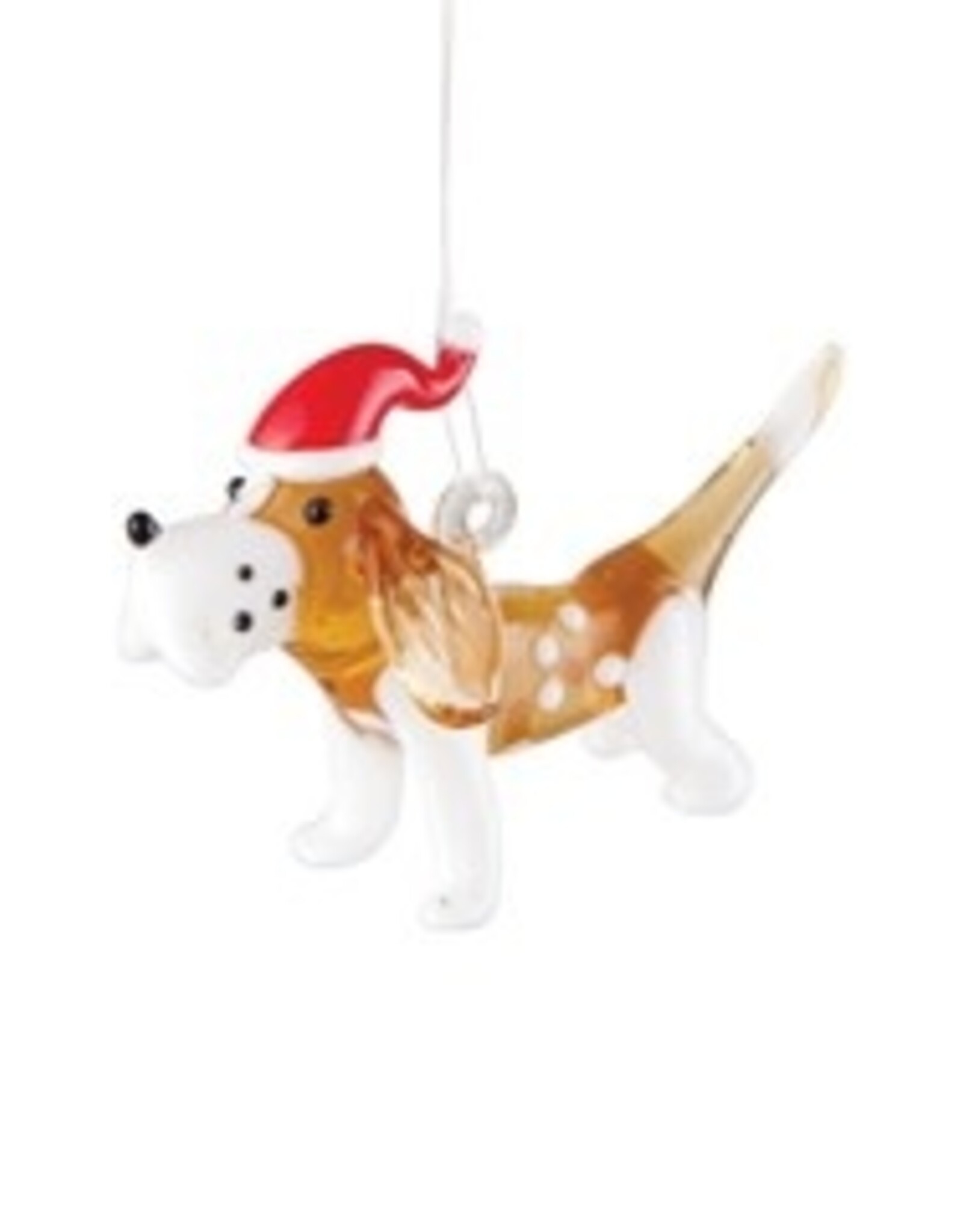 G II Ornaments & Decor OR-002 - Santa Hound Dog Ornament