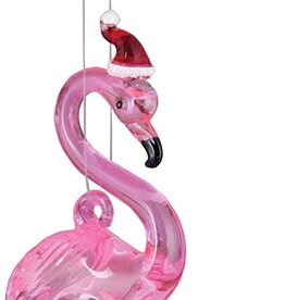 G II Ornaments & Decor OR-079 - Flamingo Santa Ornament